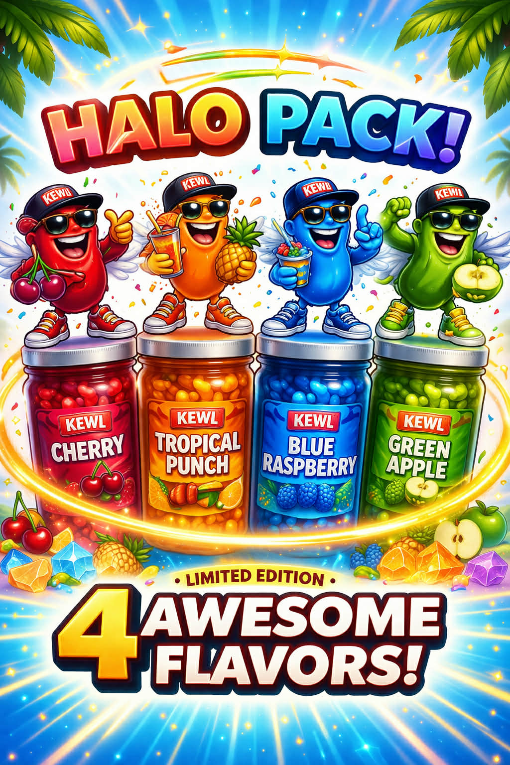 Halo Special (Jars) 4 Flavors Bundle