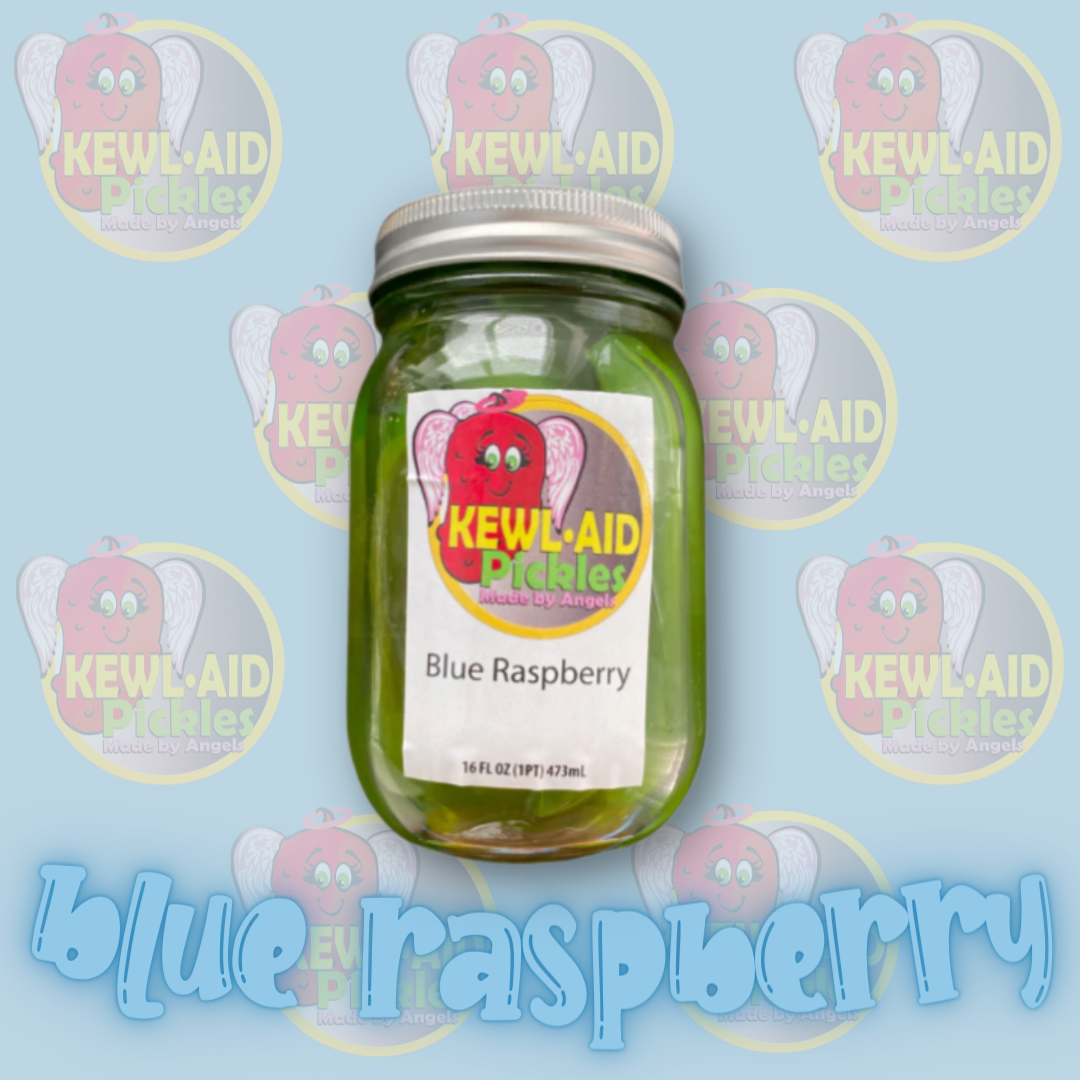 Blue Raspberry Jar – Kewl Pickles Made by Angels